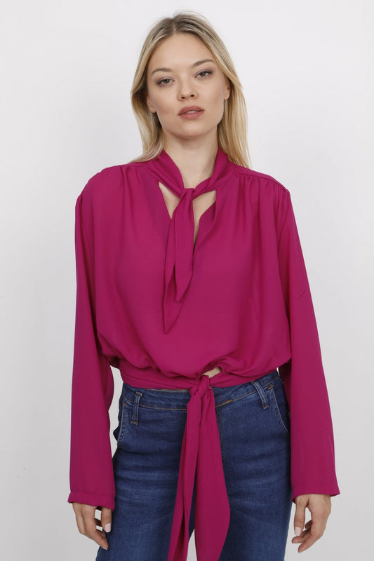 Μπλούζα με δεσίματα