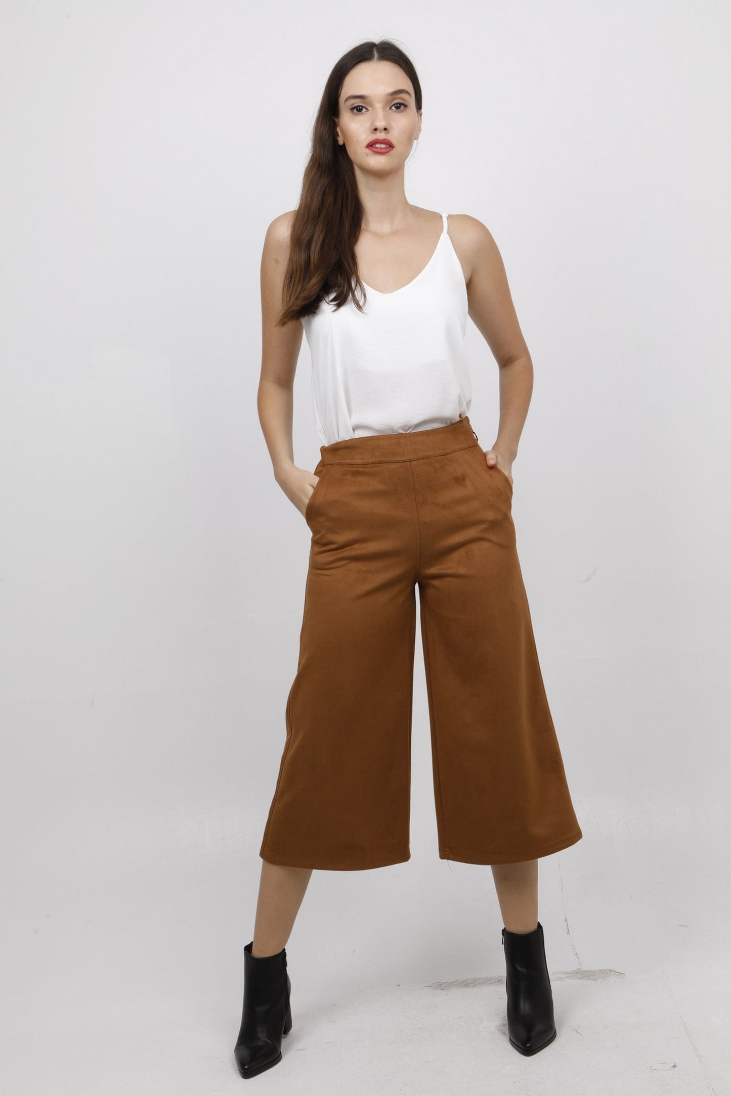 Set Jacket & ζιπ κιλότ παντελόνα