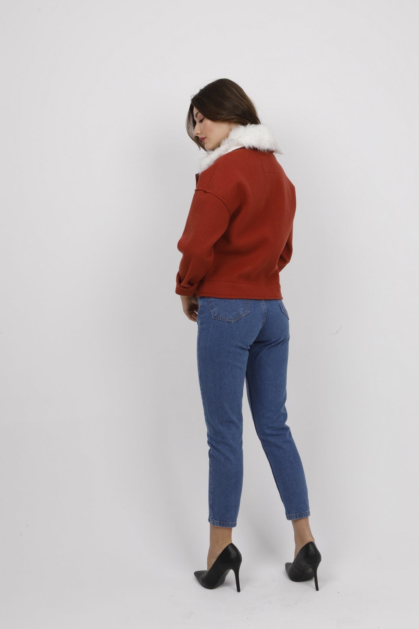 Jacket με γουνάκι