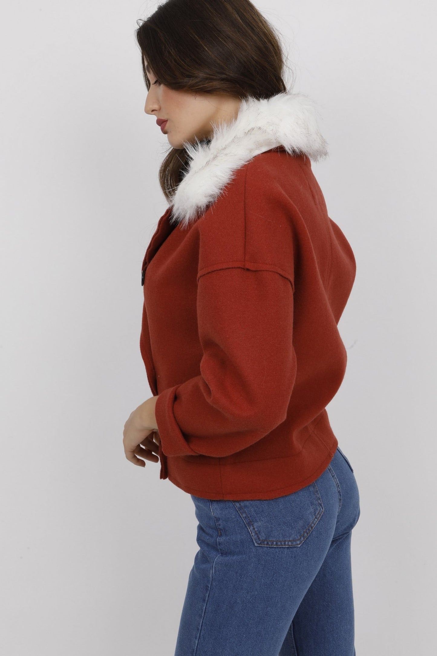 Jacket με γουνάκι
