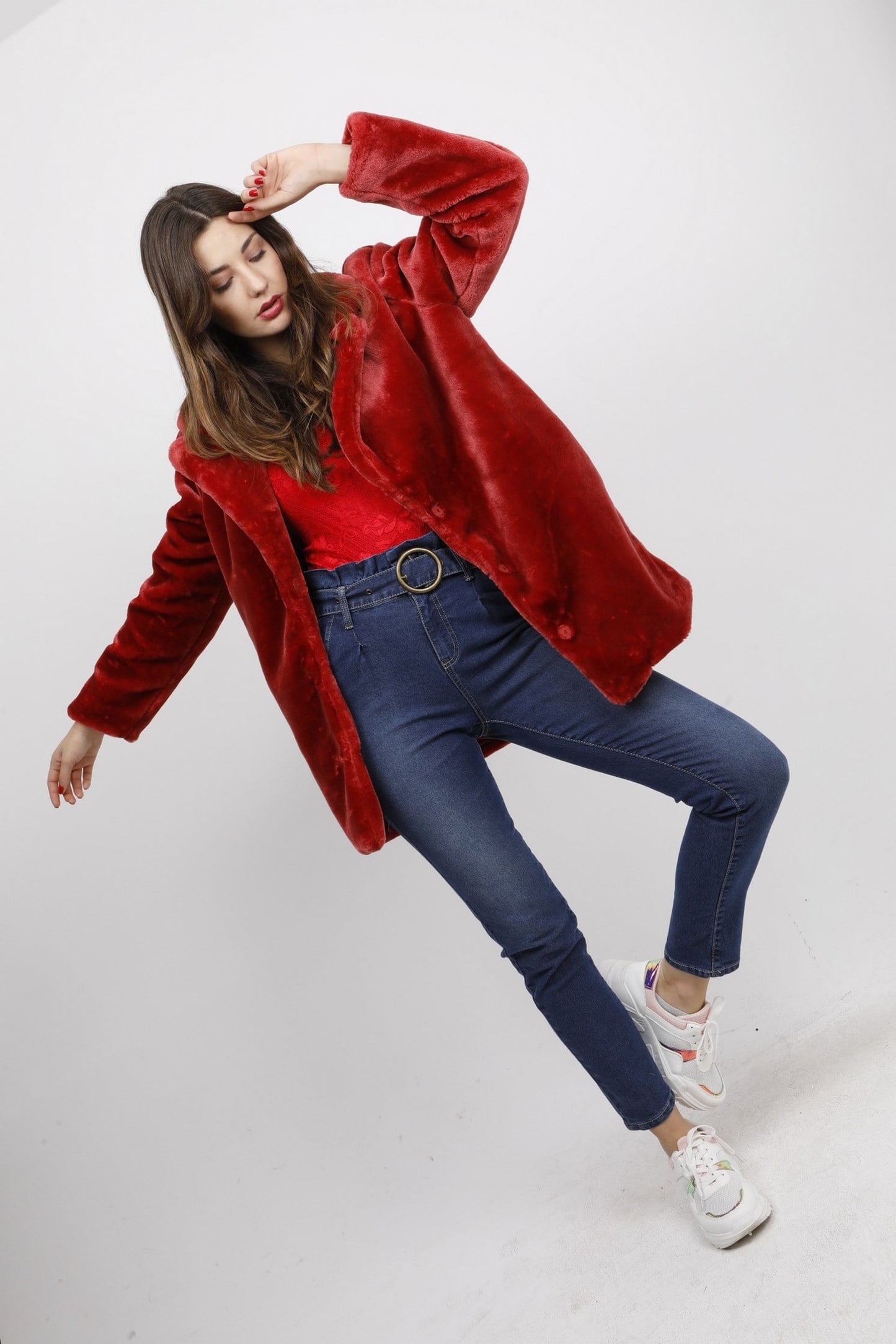 Γούνινο ημίπαλτο