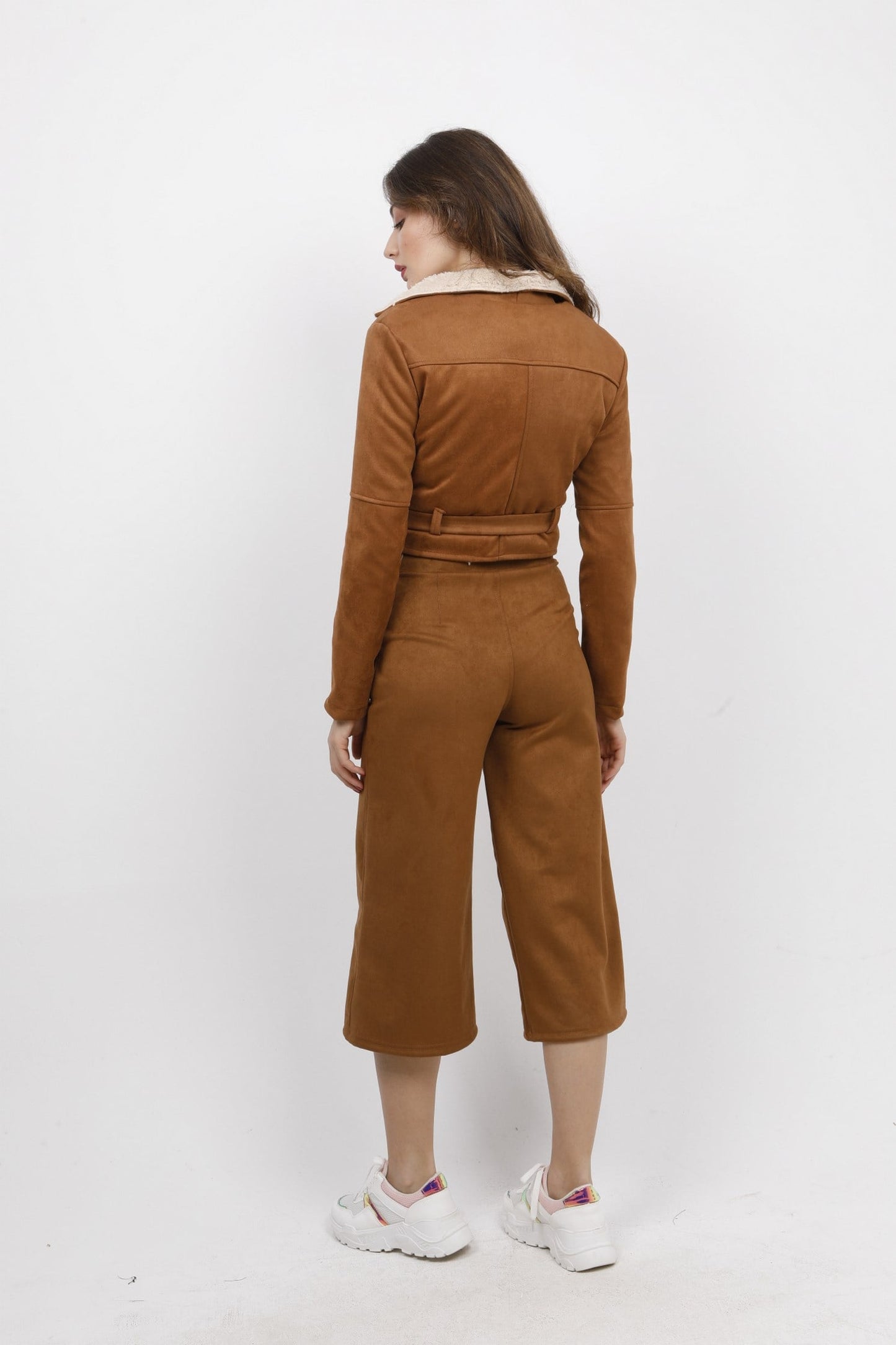 Set Jacket & ζιπ κιλότ παντελόνα