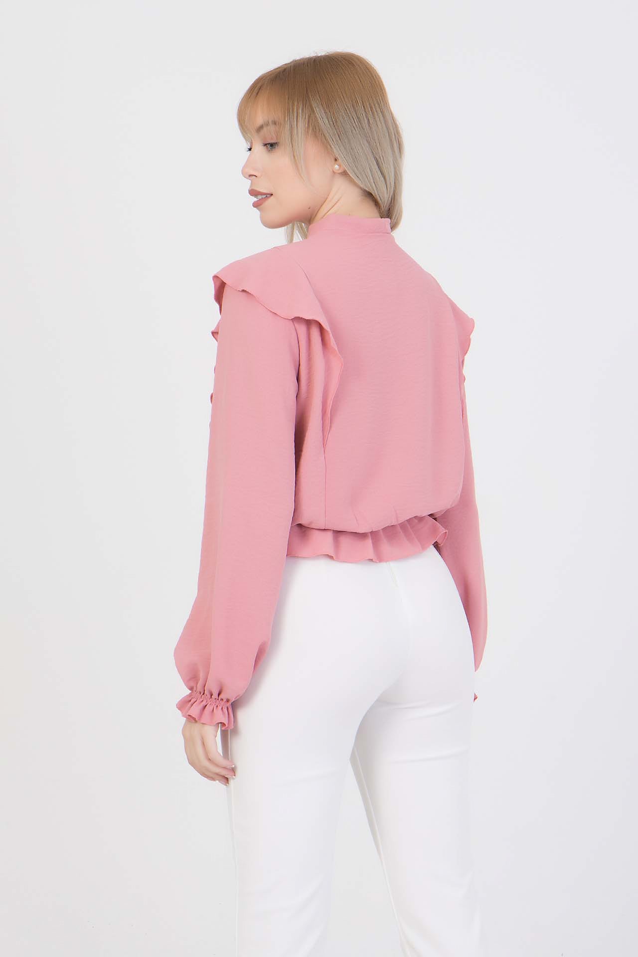 Μπλούζα με βολάν