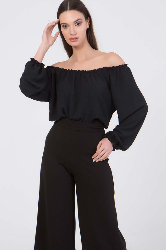 Μπλούζα έξωμη μακρυμάνικη