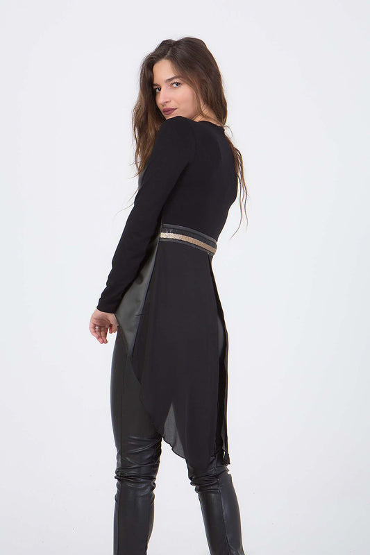 Μπλούζα δύο υφασμάτων