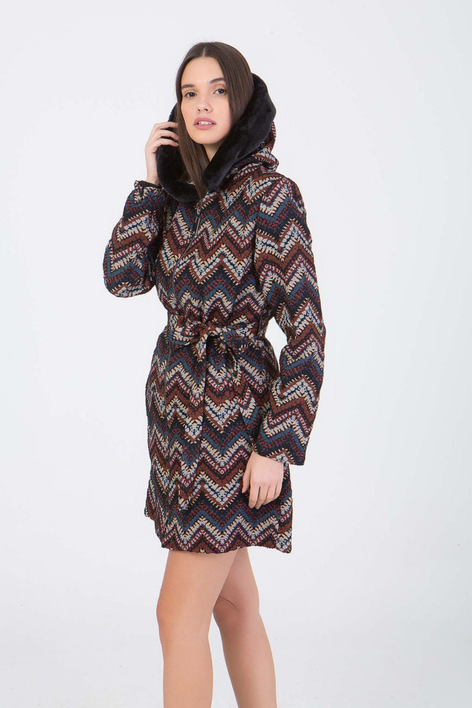 Ζακέτα με μοτίβα