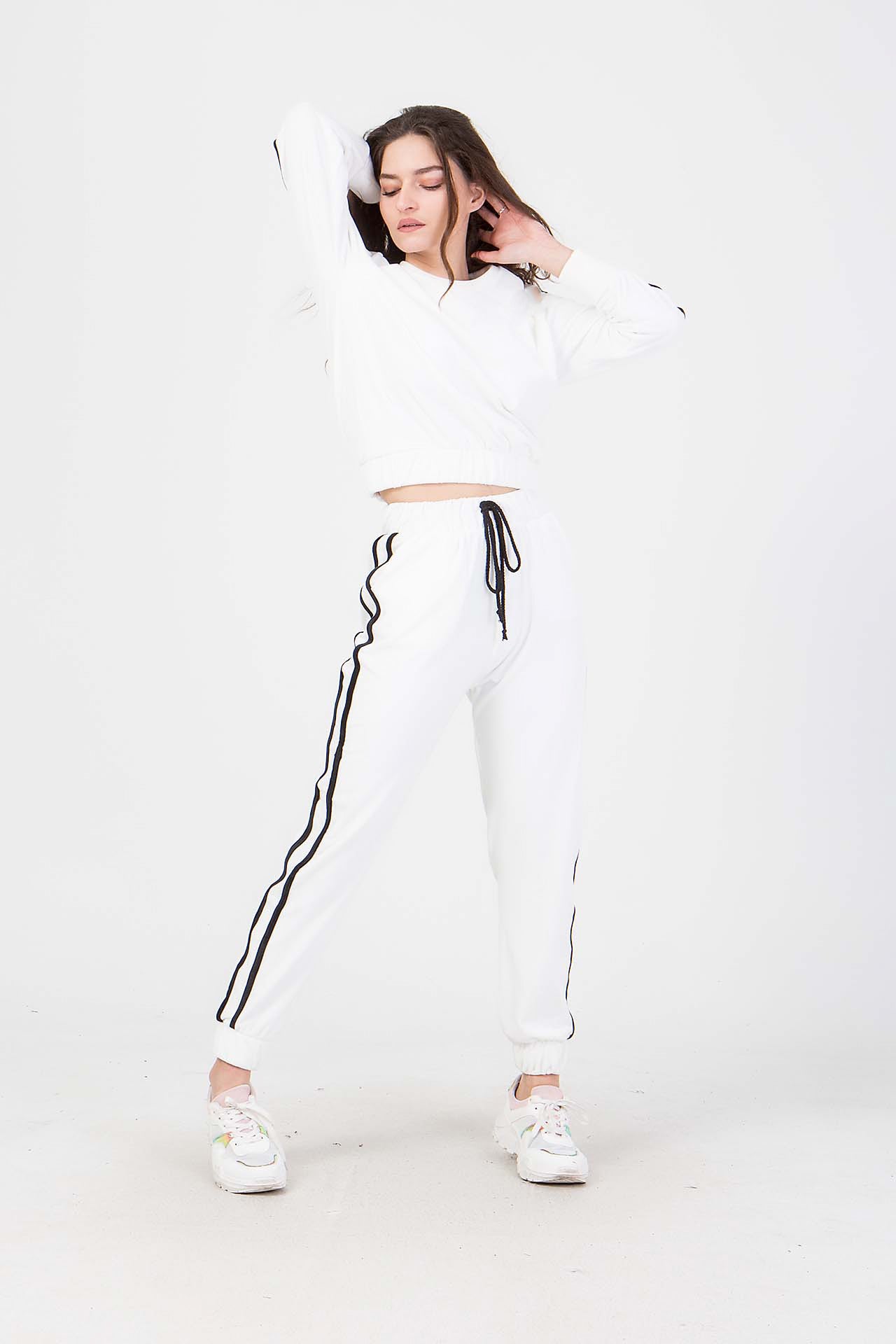 Σετ βελουτέ φούτερ - παντελόνι