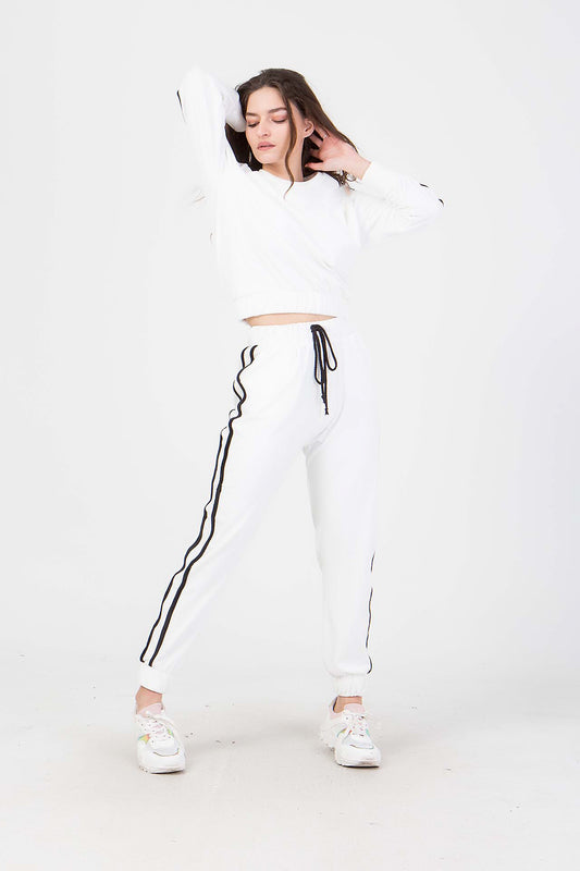 Σετ βελουτέ φούτερ - παντελόνι