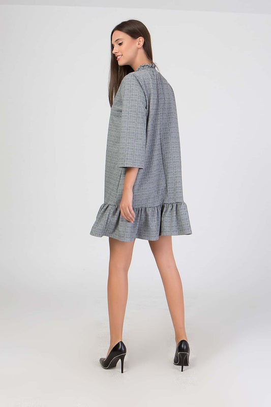 Φόρεμα mini πτι-καρό