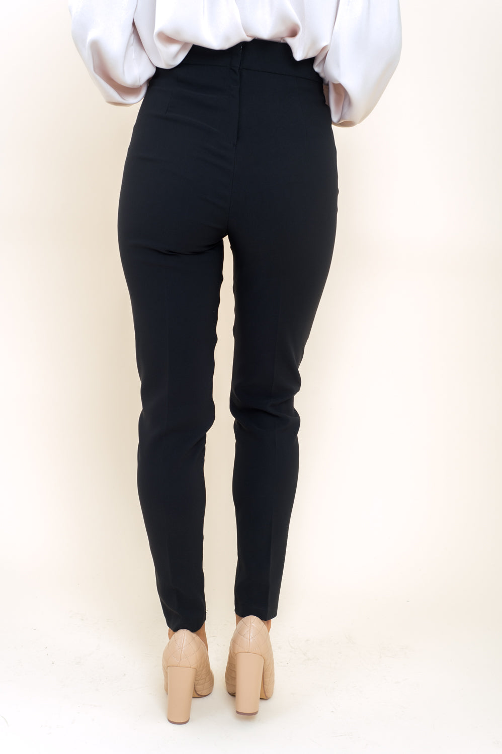 Παντελόνι ψηλόμεσο με ζώνη