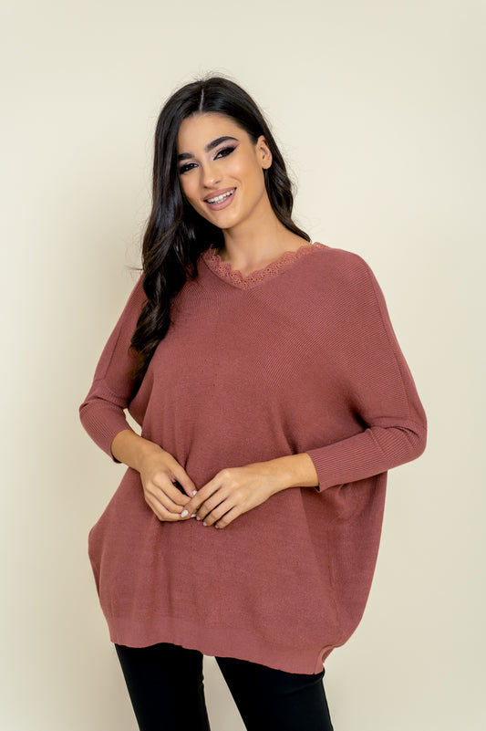Μπλούζα πλεκτή oversized