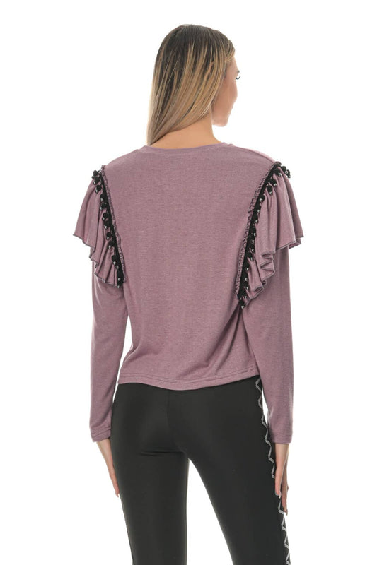 Μπλούζα με βολάν