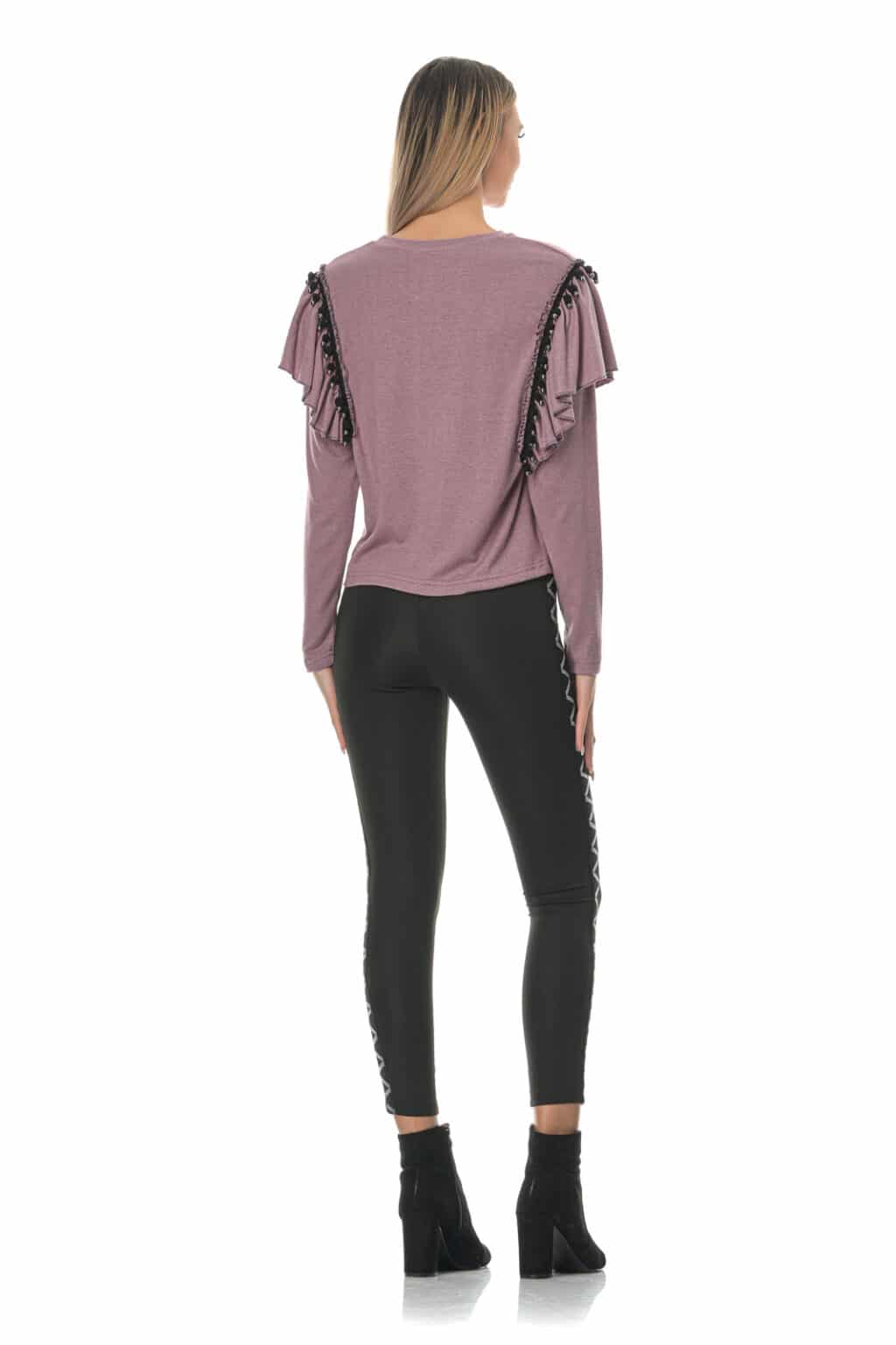 Μπλούζα με βολάν