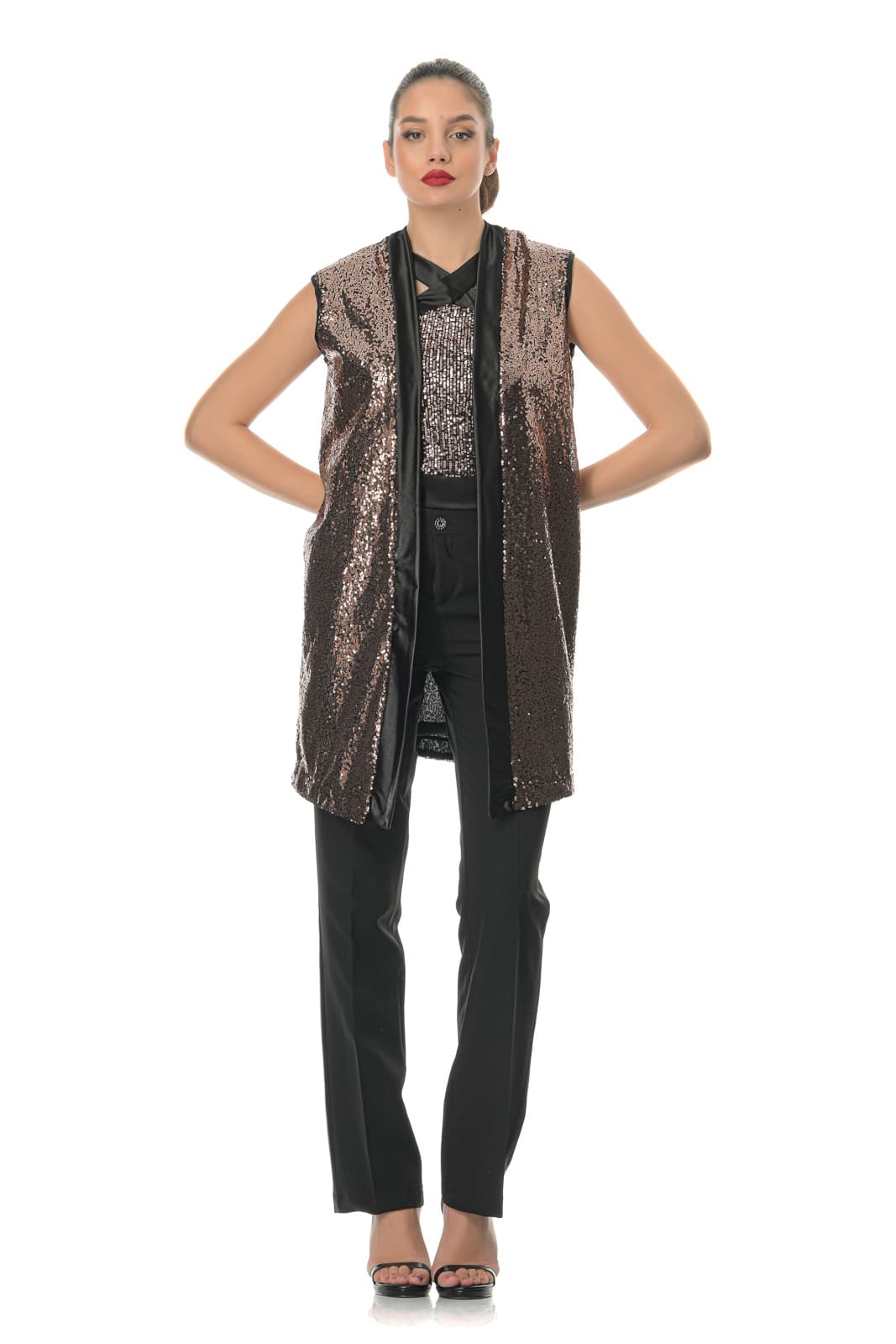 Γιλέκο με παγιέτες