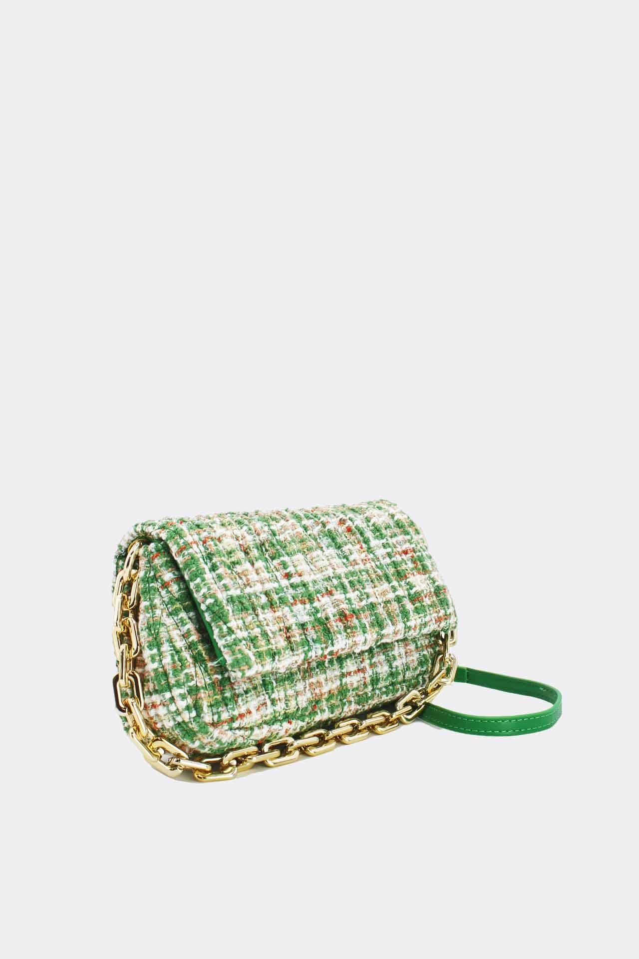 Τσάντα ώμου tweed small