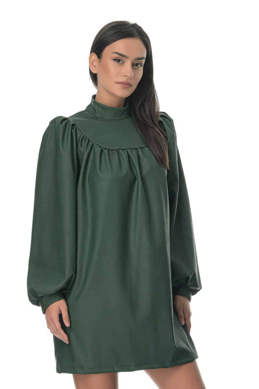 Φόρεμα mini δερματίνης