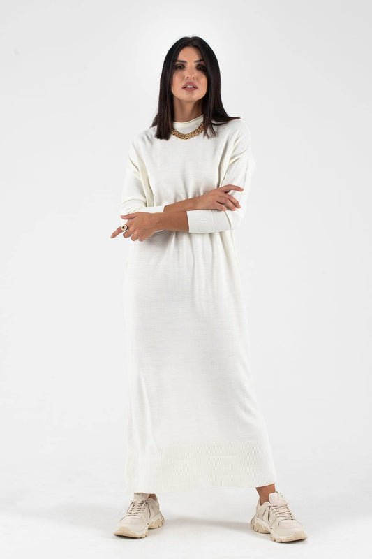 Φόρεμα maxi πλεκτό oversized