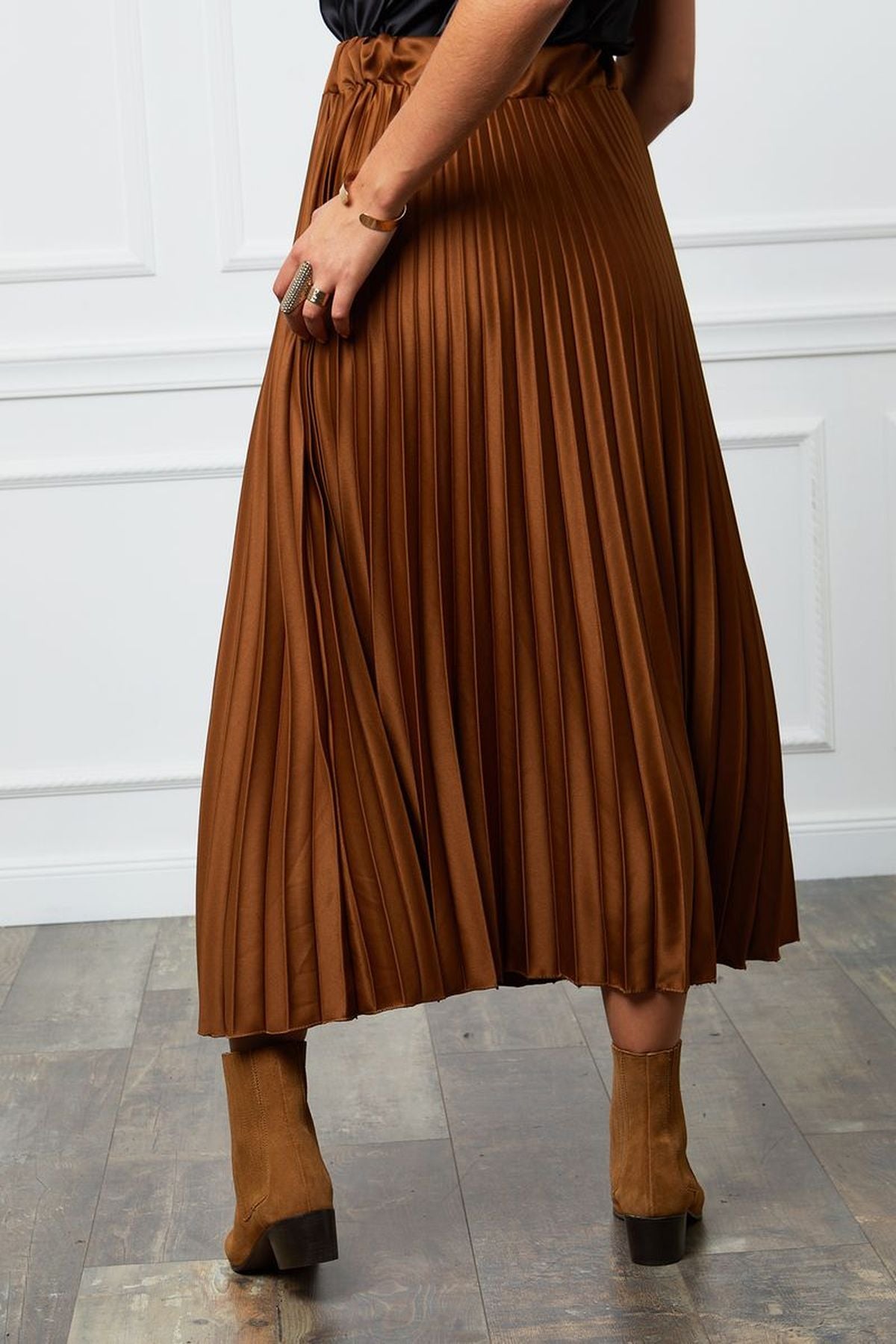 Φούστα maxi πλισέ