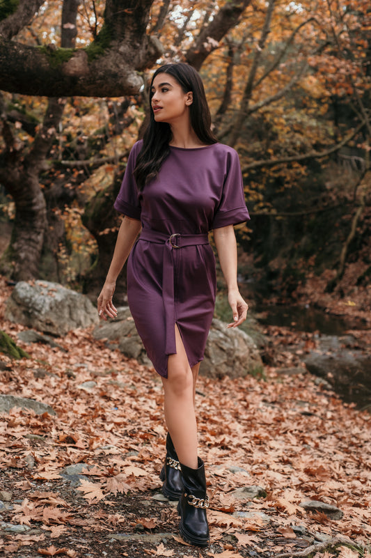 Φόρεμα mini με άνοιγμα