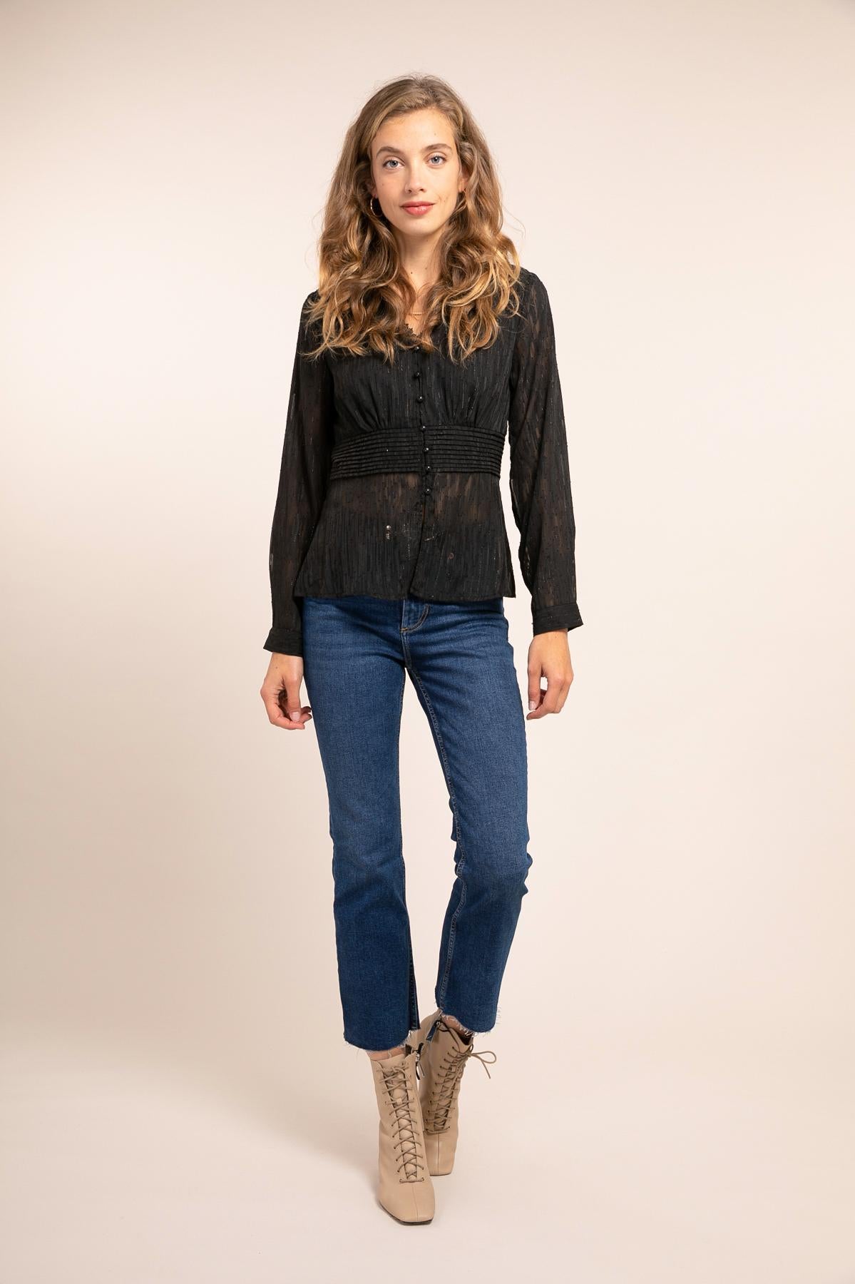 Μπλουζοπουκαμίσα βραδινή detailed