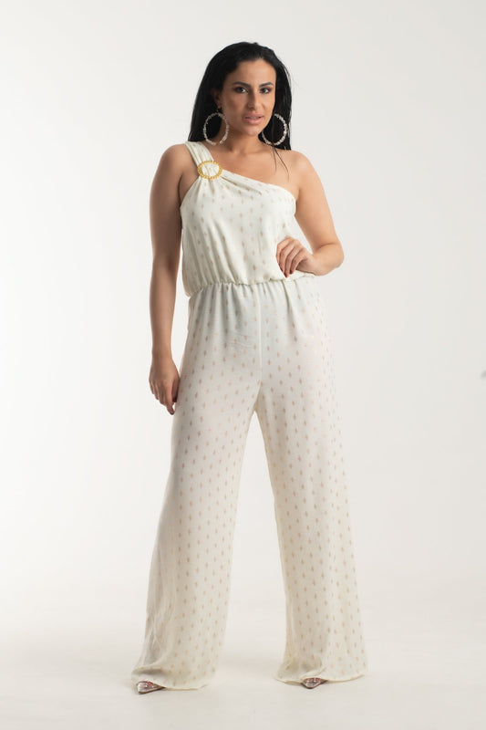 Ολόσωμη φόρμα printed με έναν ώμο