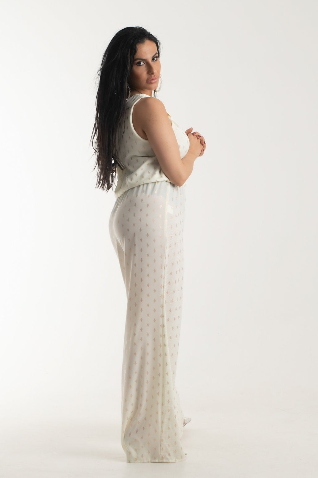 Ολόσωμη φόρμα printed με έναν ώμο