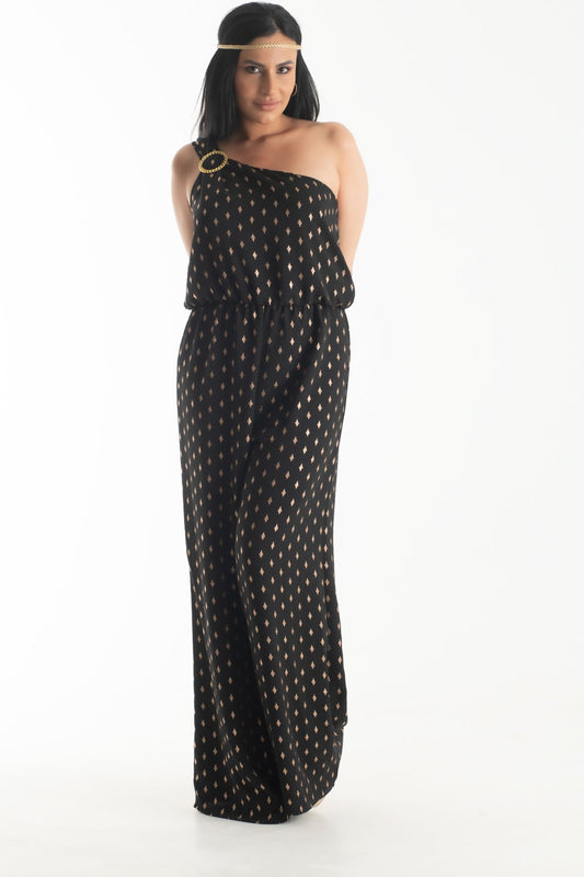 Ολόσωμη φόρμα printed με έναν ώμο