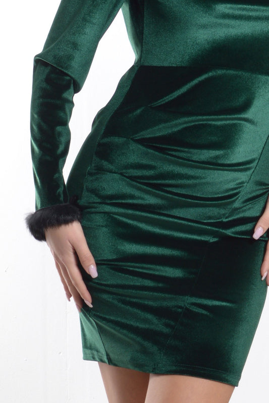 Φόρεμα mini βελουτέ