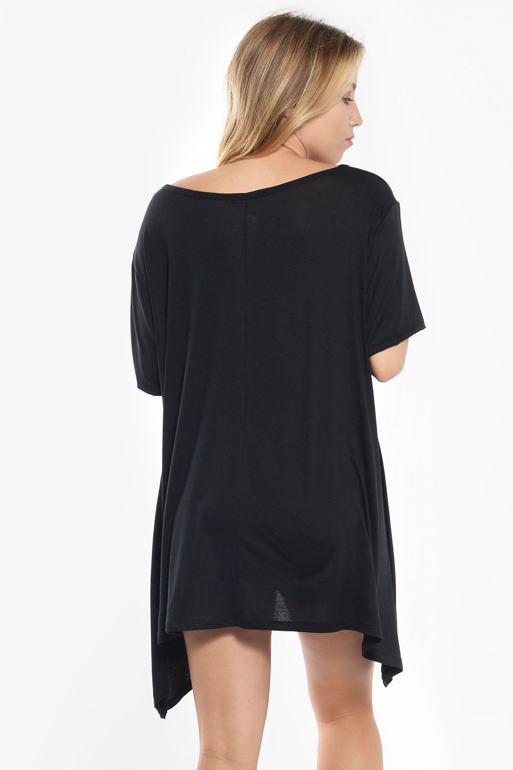 Μπλούζα oversized ασύμμετρη