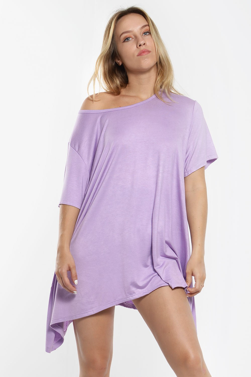 Μπλούζα oversized ασύμμετρη