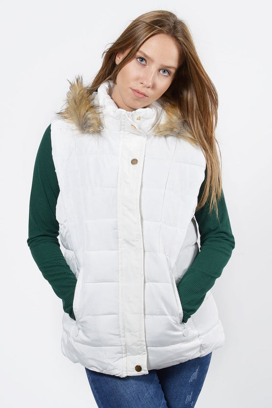 Μπουφάν αμάνικο καπιτονέ