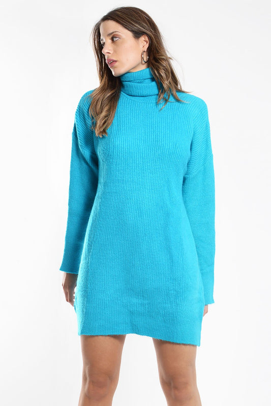 Μπλουζοφόρεμα πλεκτό ζιβάγκο