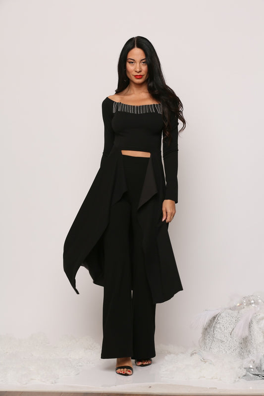 Μπλούζα τύπου φράκο