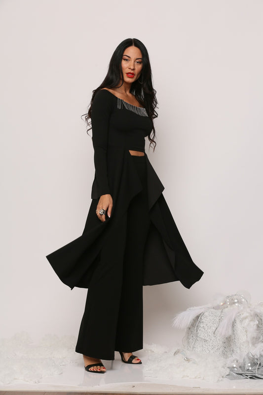 Μπλούζα τύπου φράκο