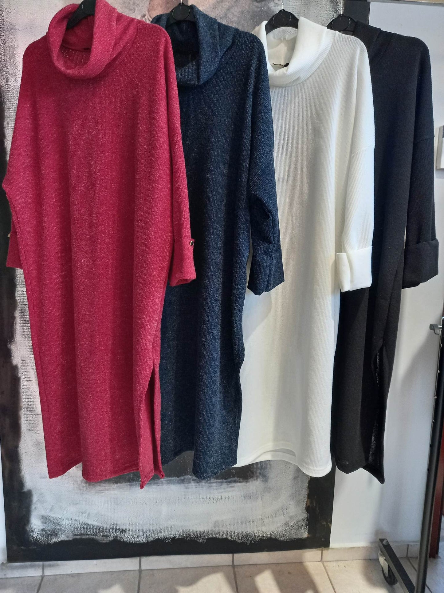 Φόρεμα loose midi πλεκτό