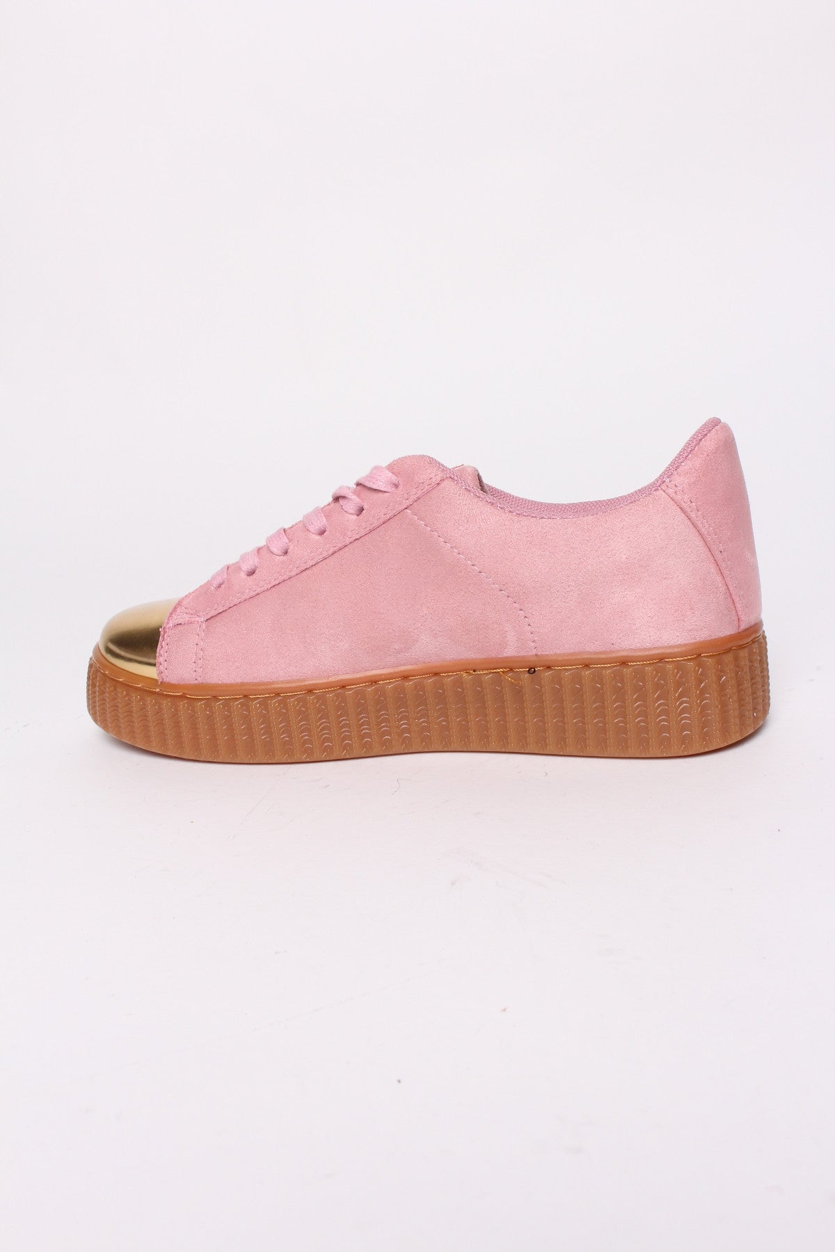 Sneakers με χρυσαφί λεπτομέρεια