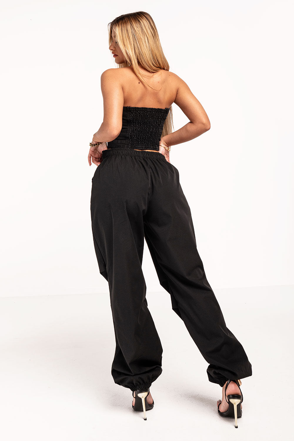 Παντελόνι βράκα με λάστιχο