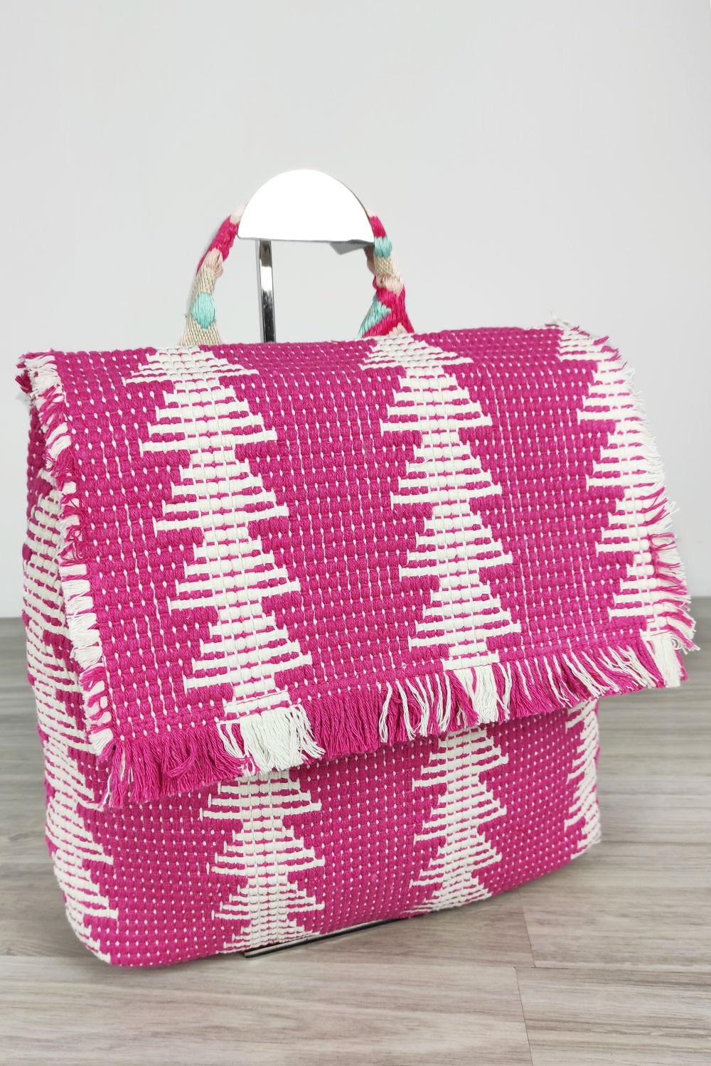 Τσάντα ψάθινη χειρός