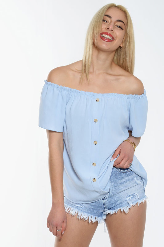 Τοπ έξωμο βαμβακερό