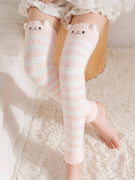 Leg warmers fluffy γκέτες