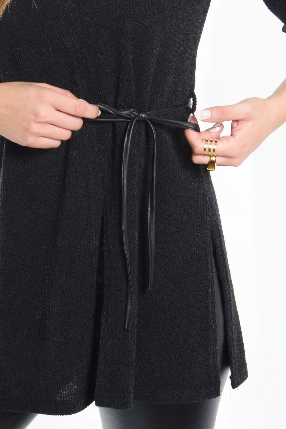 Μπλούζα πλεκτή με βάτες