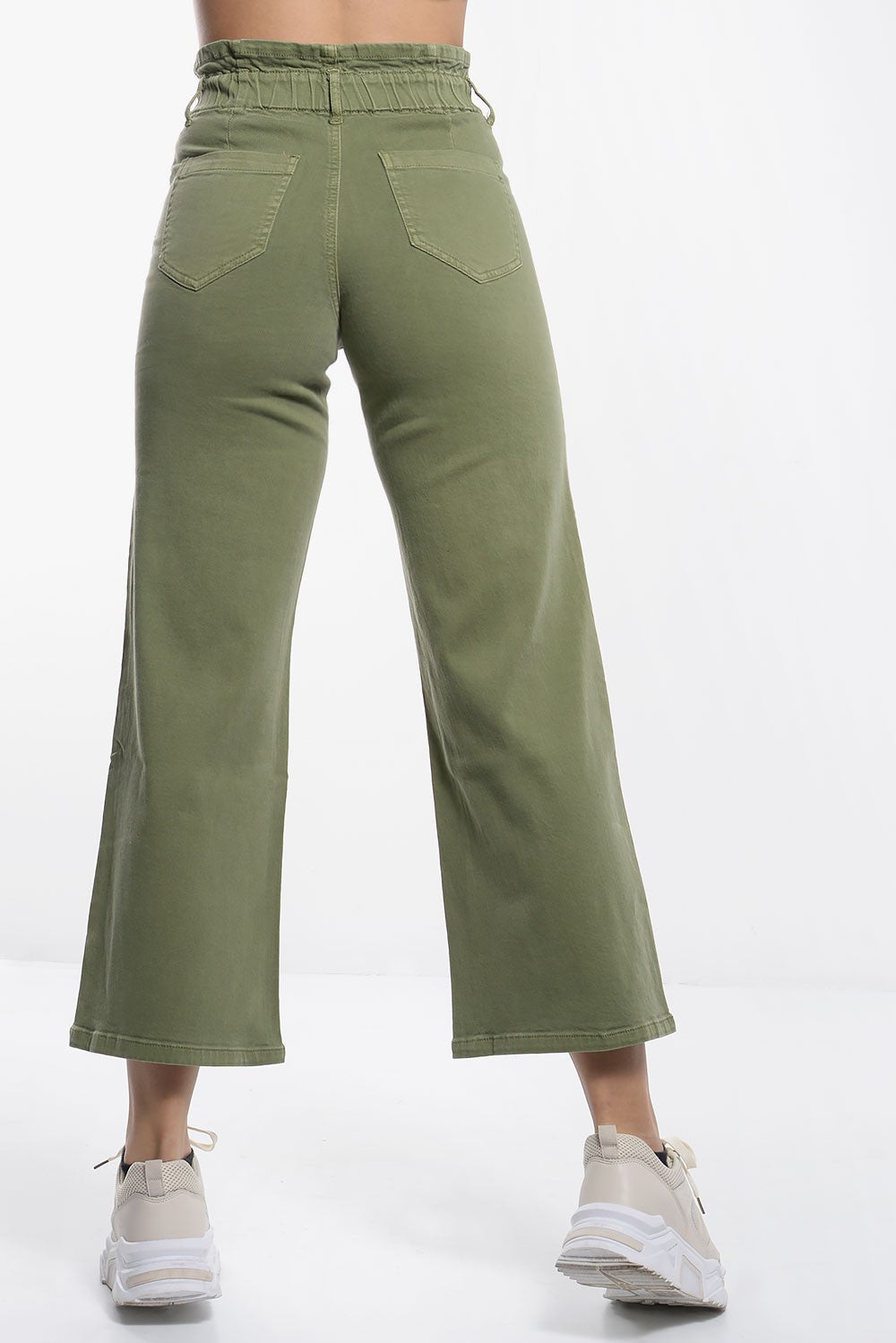 Παντελόνι denim cropped καμπάνα