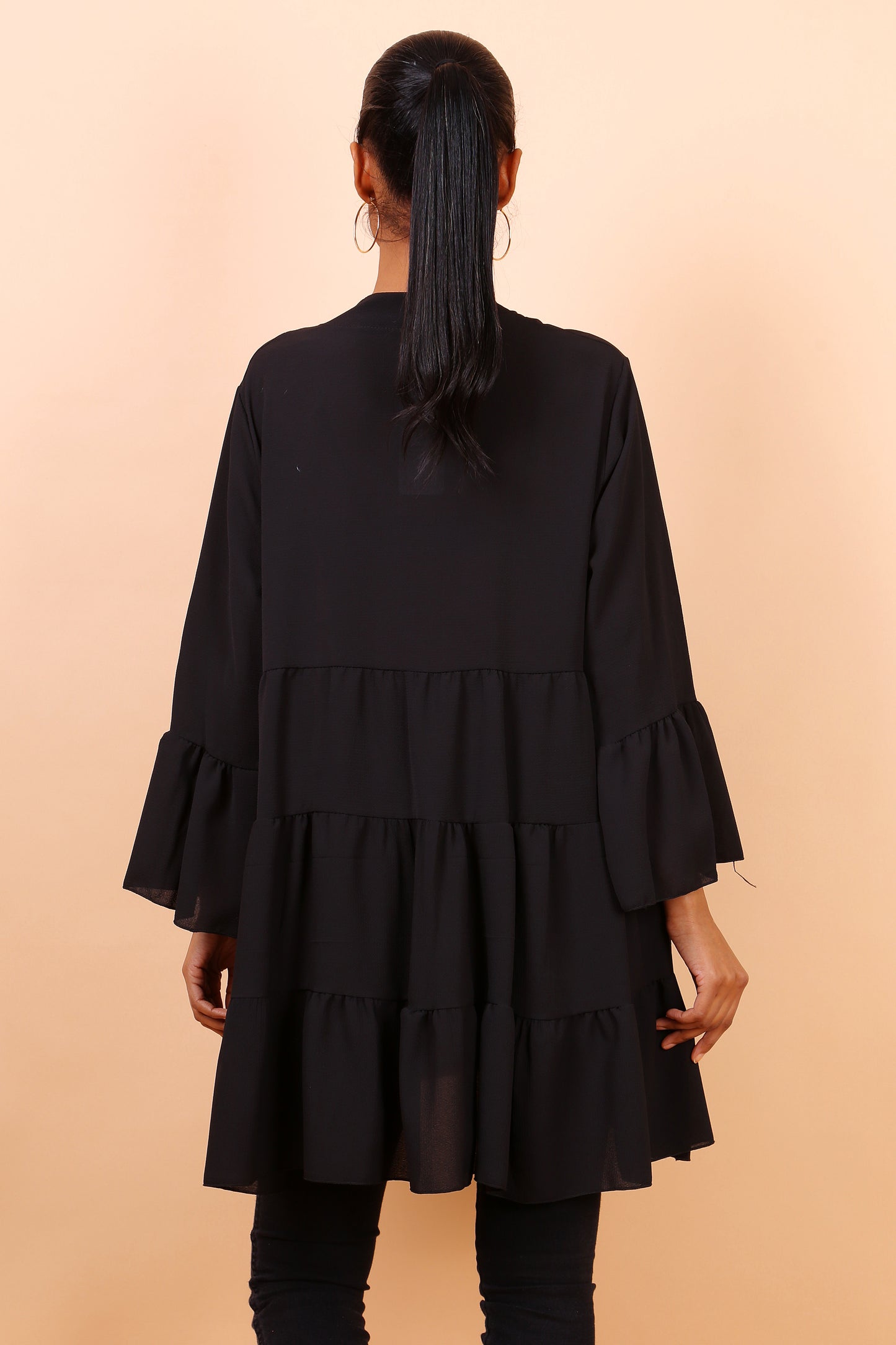 Shirt dress με βολάν