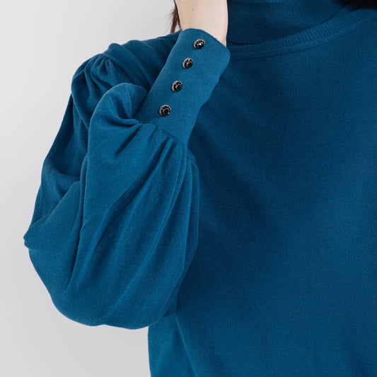 Μπλούζα με φουσκωτά μανίκια