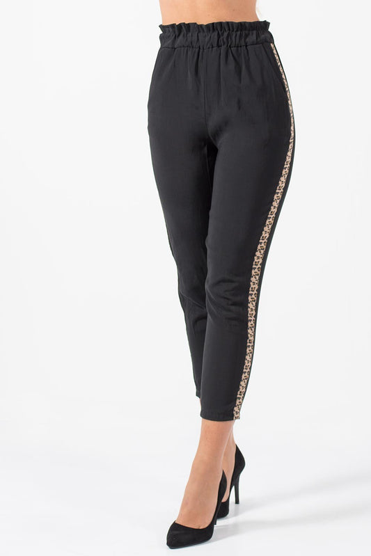 Παντελόνι με λεοπάρ ρίγα