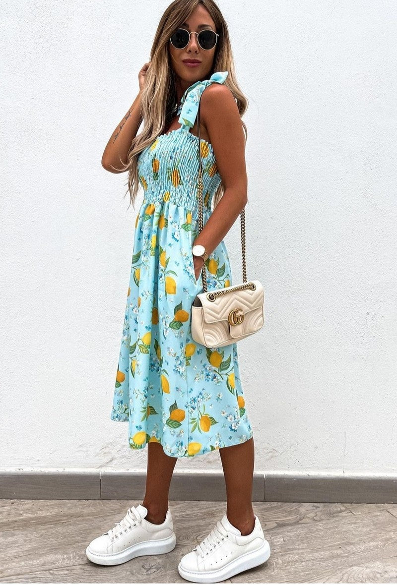 Φόρεμα midi printed