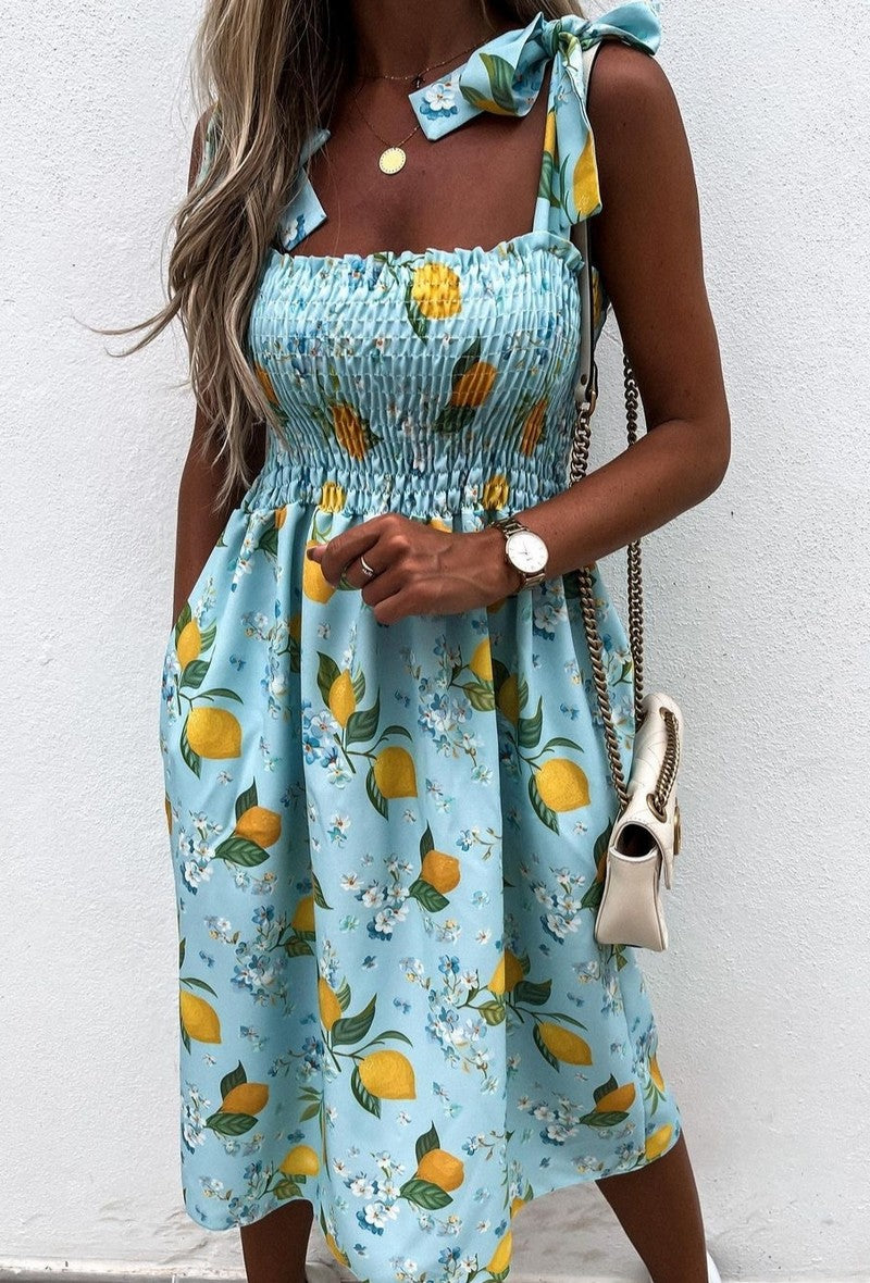 Φόρεμα midi printed