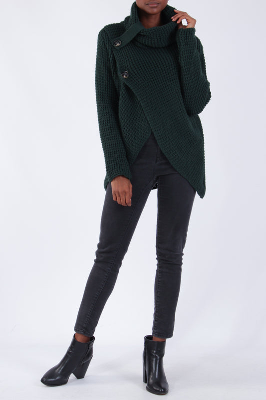 Πλεκτή μπλούζα με σχέδιο