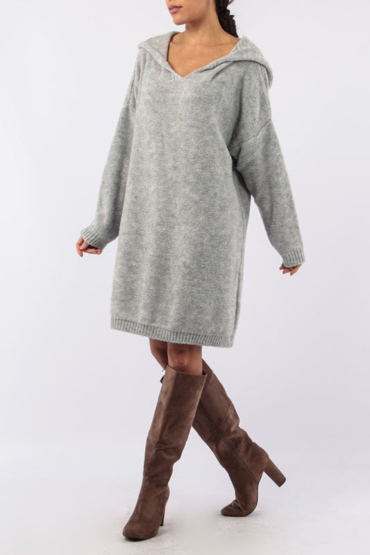Πλεκτό μπλουζοφόρεμα