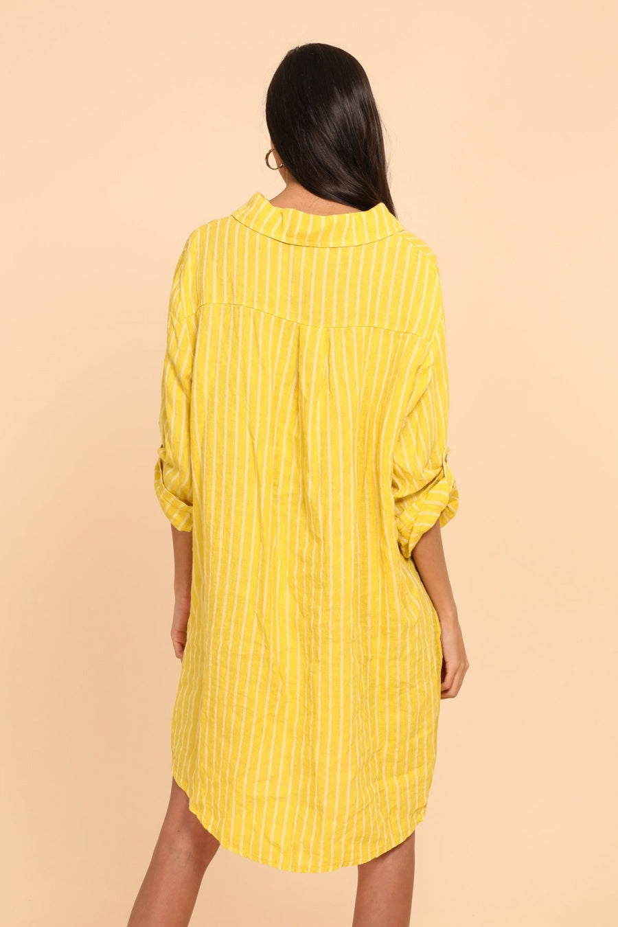 Shirt dress linen